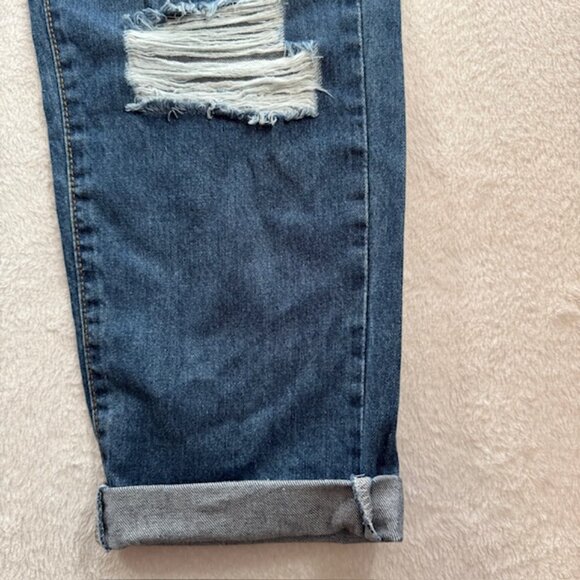 Parisian Distressed Boyfriend Jeans New w/ Tags Womens Size 4 (UK 8) - Picture 6 of 13